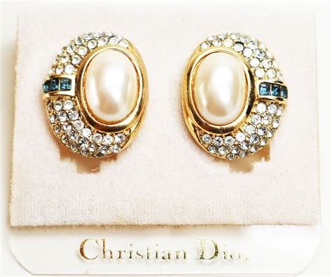 dior pearl earrings replica|pearl earrings christian dior.